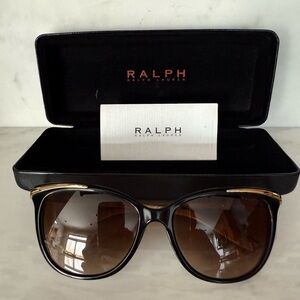 Ralph Lauren RALPH cateye sunglasses black and gold